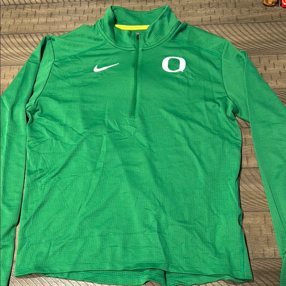 Nike Green Quarter-Zip Pullover